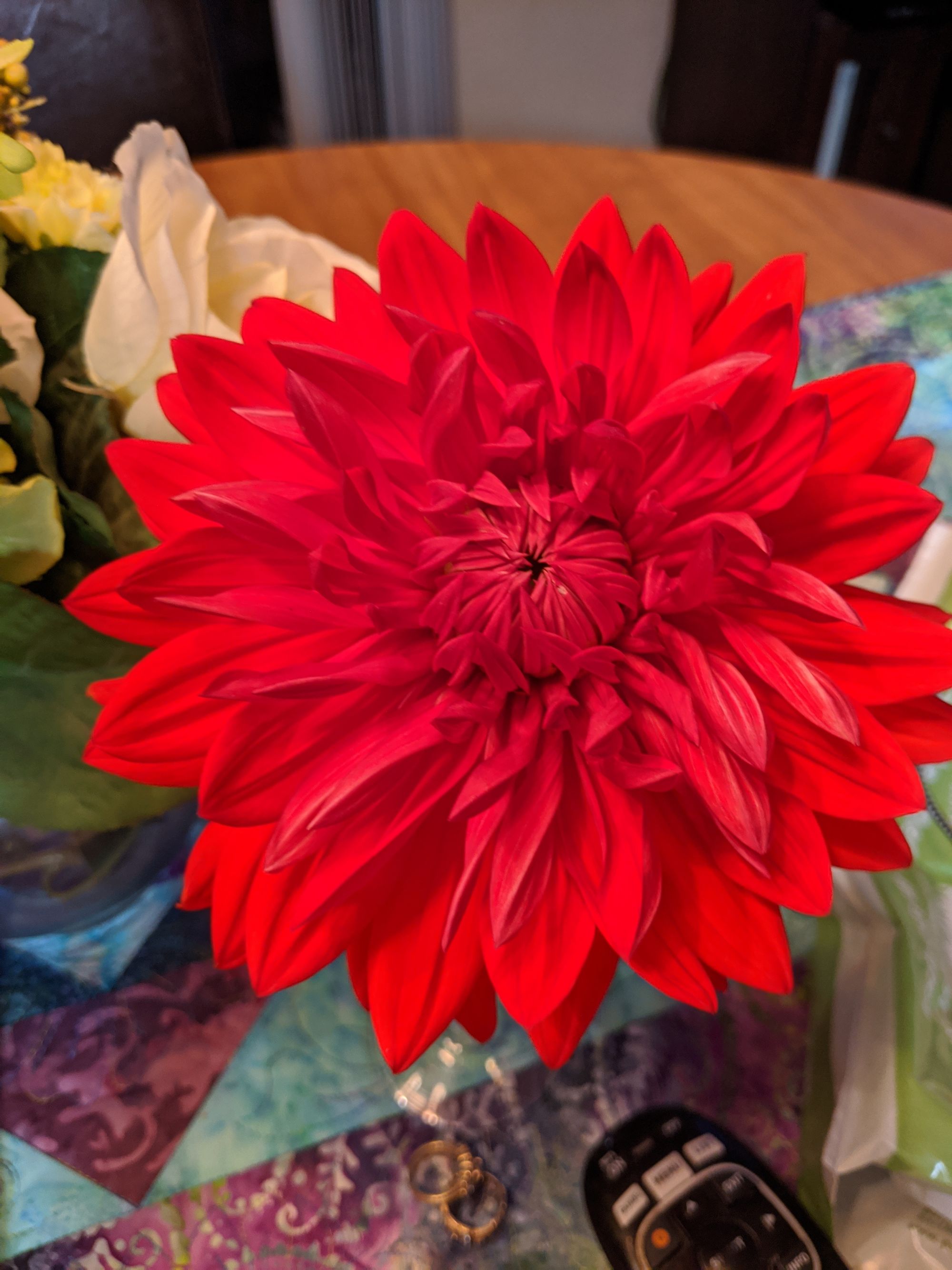 Curved Log Cabin Table Topper
